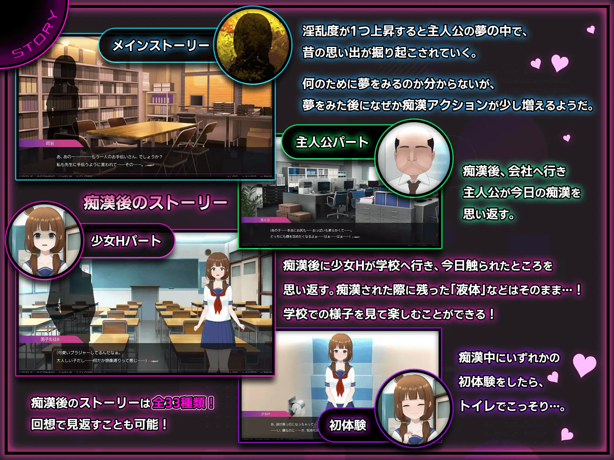 完全痴汉 内向女高中生沦陷记 / 完全痴漢内気なJKが堕ちるまで~V1.0 H解锁存档[3.8G]